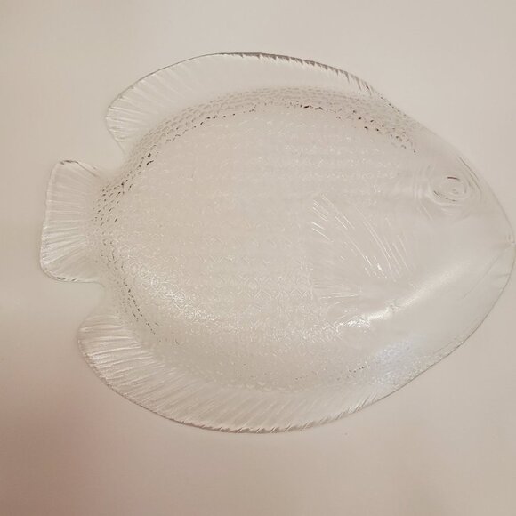 Arcoroc France Poisson Clear  Fish Serving Platter - Picture 3 of 10